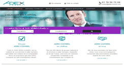 Desktop Screenshot of adexconseil.com